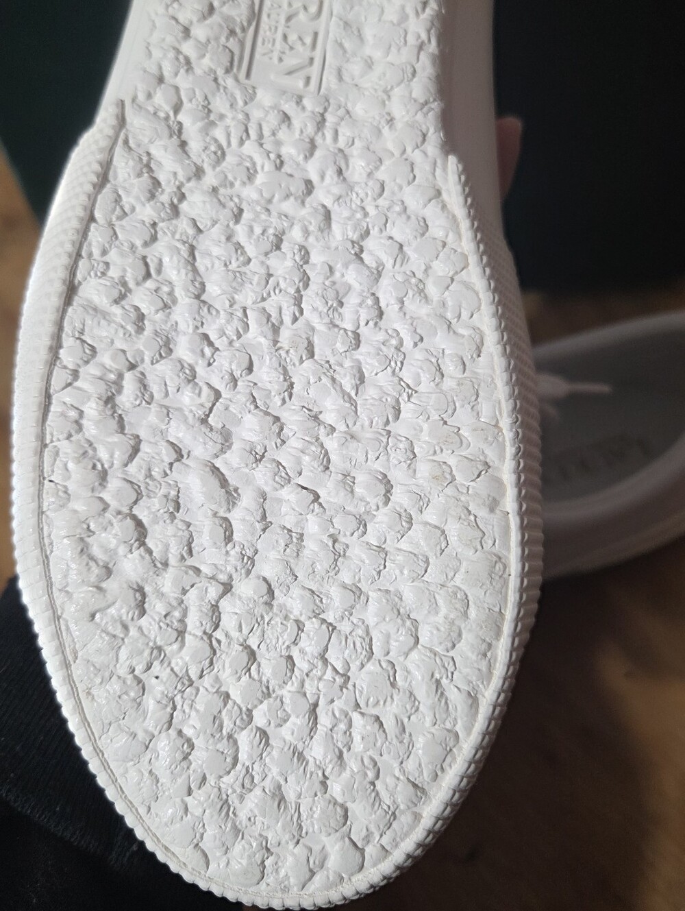 Lauren Ralph Lauren Jolie White Action Leather Sneakers Womens Size 8B Preppy - Picture 6 of 11